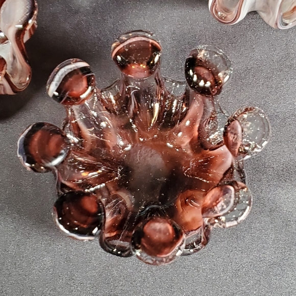 Vintage 60's Blown Glass Set of 3 - Picture 5 of 8